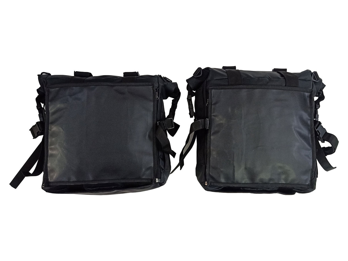 For Royal Enfield Classic Reborn 350 Canvas Pannier Bags And Mounting D9