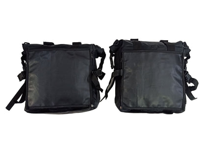 For Royal Enfield Classic Reborn 350 Canvas Pannier Bags And Mounting D9