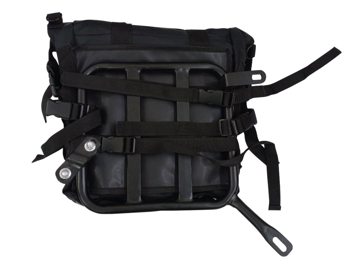 For Royal Enfield Classic Reborn 350 Canvas Pannier Bags And Mounting D9