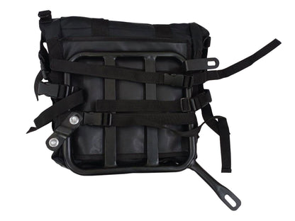 For Royal Enfield Classic Reborn 350 Canvas Pannier Bags And Mounting D9