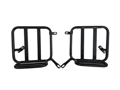 For Royal Enfield Classic Reborn 350 Canvas Pannier Bags And Mounting D9