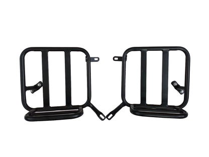 For Royal Enfield Classic Reborn 350 Genuine Leather Pannier Bags And Mounting D11