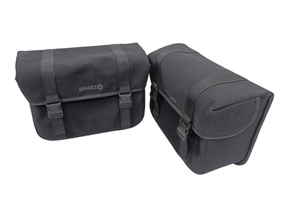 For Royal Enfield Classic Reborn 350 Canvas Pannier Bags And Mounting D14