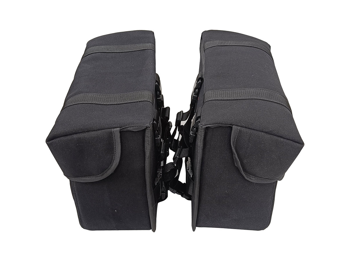For Royal Enfield Classic Reborn 350 Canvas Pannier Bags And Mounting D14