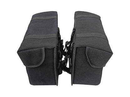 For Royal Enfield Classic Reborn 350 Canvas Pannier Bags And Mounting D14