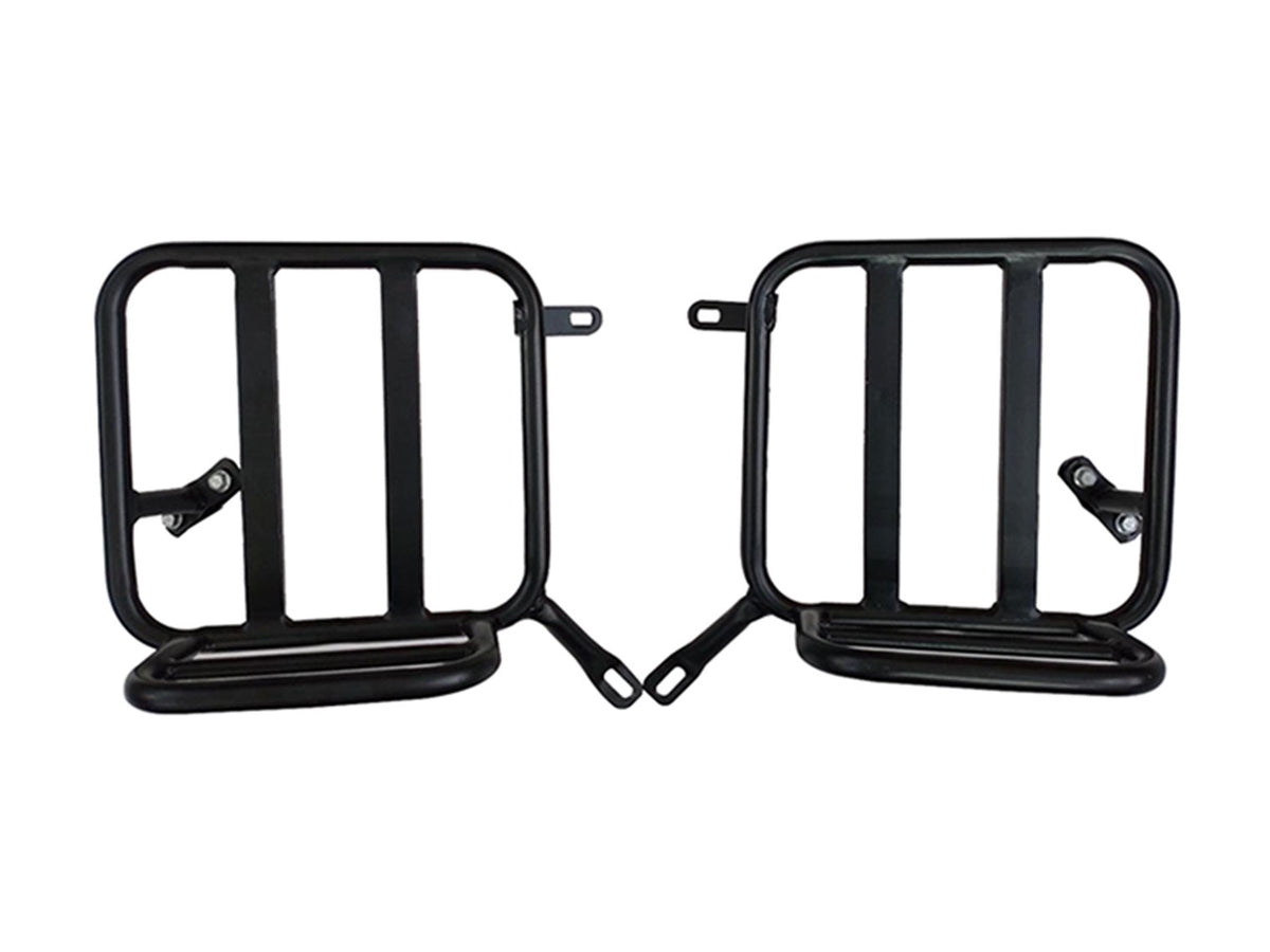 For Royal Enfield Classic Reborn 350 Canvas Pannier Bags And Mounting D16