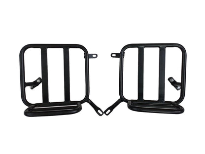 For Royal Enfield Classic Reborn 350 Genuine Leather Pannier Bags And Mounting D17