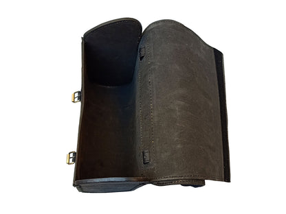 For Royal Enfield Classic Reborn 350 Genuine Leather Pannier Bags And Mounting D19