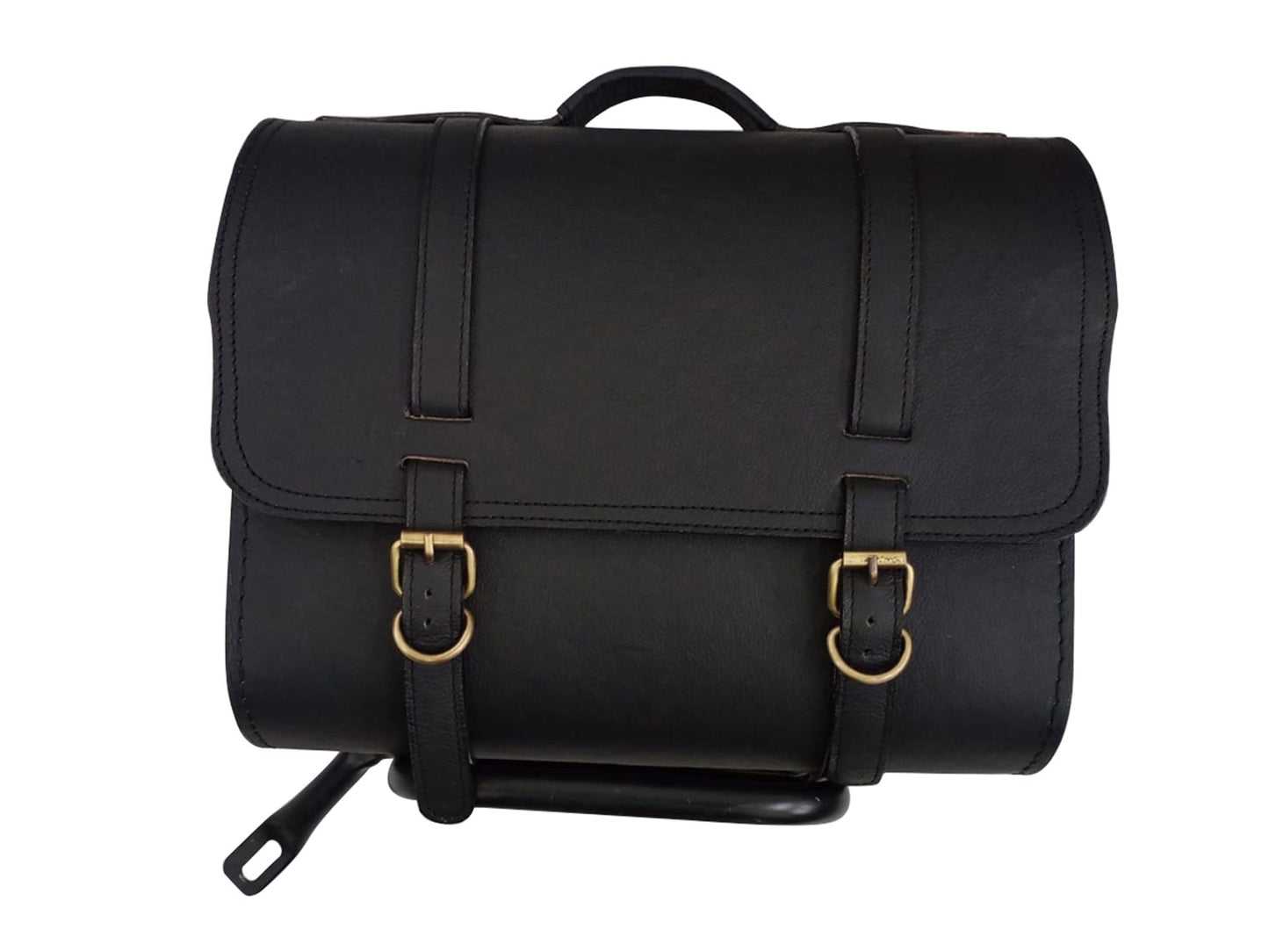 For Royal Enfield Classic Reborn 350 Genuine Leather Pannier Bags And Mounting D19