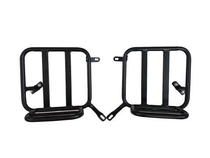 For Royal Enfield Classic Reborn 350 Genuine Leather Pannier Bags And Mounting D22