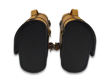 For Royal Enfield Classic Reborn 350 Pannier Bags With Tank Pouch & Mounting D1