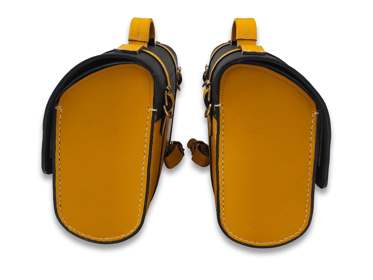 For Royal Enfield Classic Reborn 350 Pannier Bags With Tank Pouch & Mounting D2