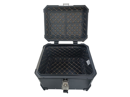 Fit For Royal Enfield Classic Reborn 350 Pannier Bags With Rails & Top Box Black