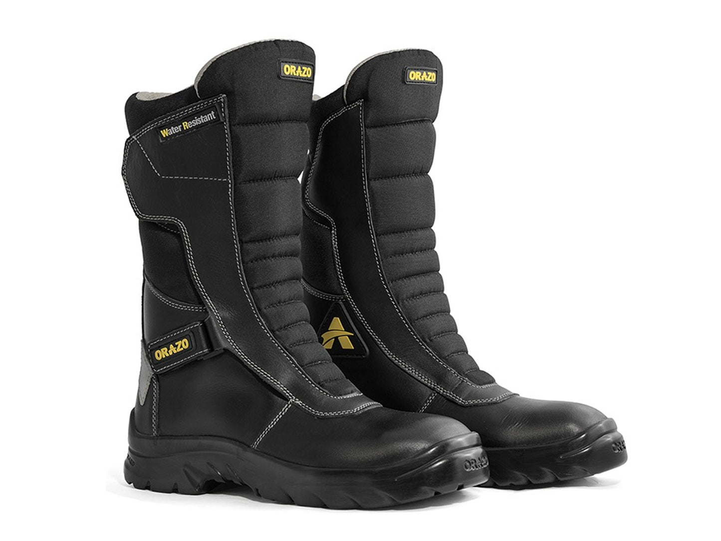 For Royal Enfield Genuine Orazo Ibis Trail Riding Motorcycle Leather Boots Black