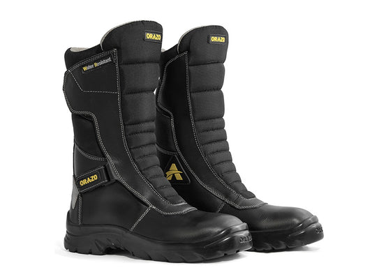For Royal Enfield Genuine Orazo Ibis Trail Riding Motorcycle Leather Boots Black