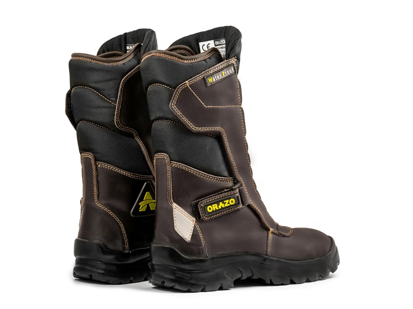 For Royal Enfield Genuine Orazo IBIS Trail Riding Motorcycle Leather Boots Cocoa