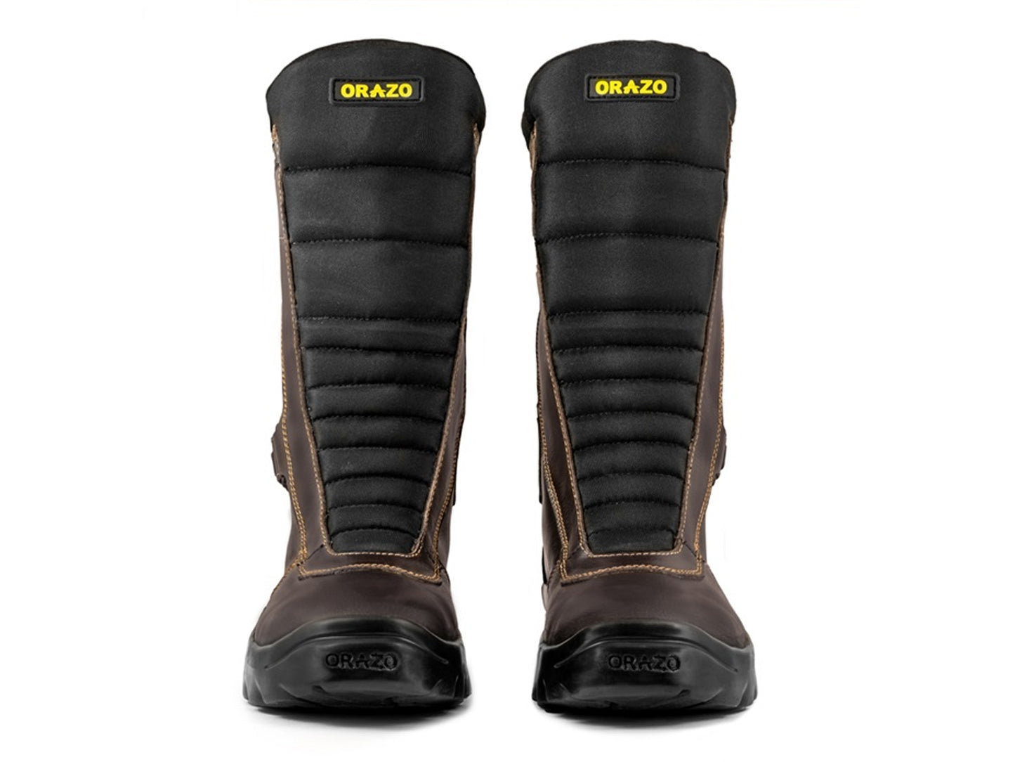For Royal Enfield Genuine Orazo IBIS Trail Riding Motorcycle Leather Boots Cocoa