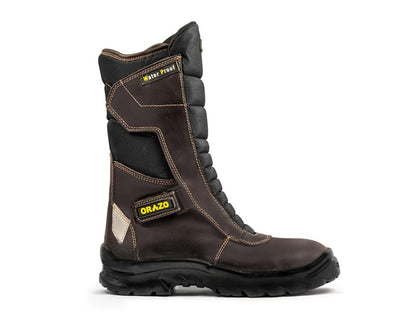 For Royal Enfield Genuine Orazo IBIS Trail Riding Motorcycle Leather Boots Cocoa