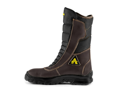 For Royal Enfield Genuine Orazo IBIS Trail Riding Motorcycle Leather Boots Cocoa