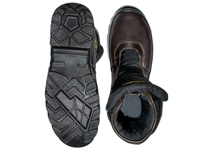 For Royal Enfield Genuine Orazo IBIS Trail Riding Motorcycle Leather Boots Cocoa