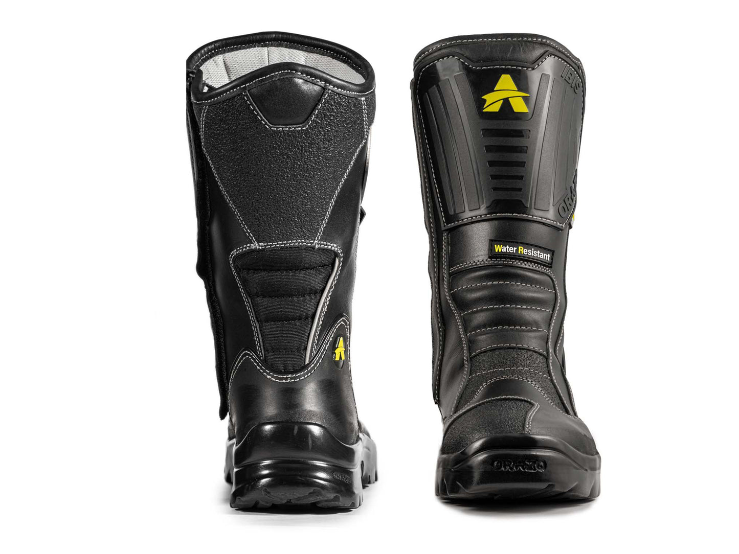 For Royal Enfield Genuine Orazo IBIS Sport Riding Motorcycle Leather Boots Black