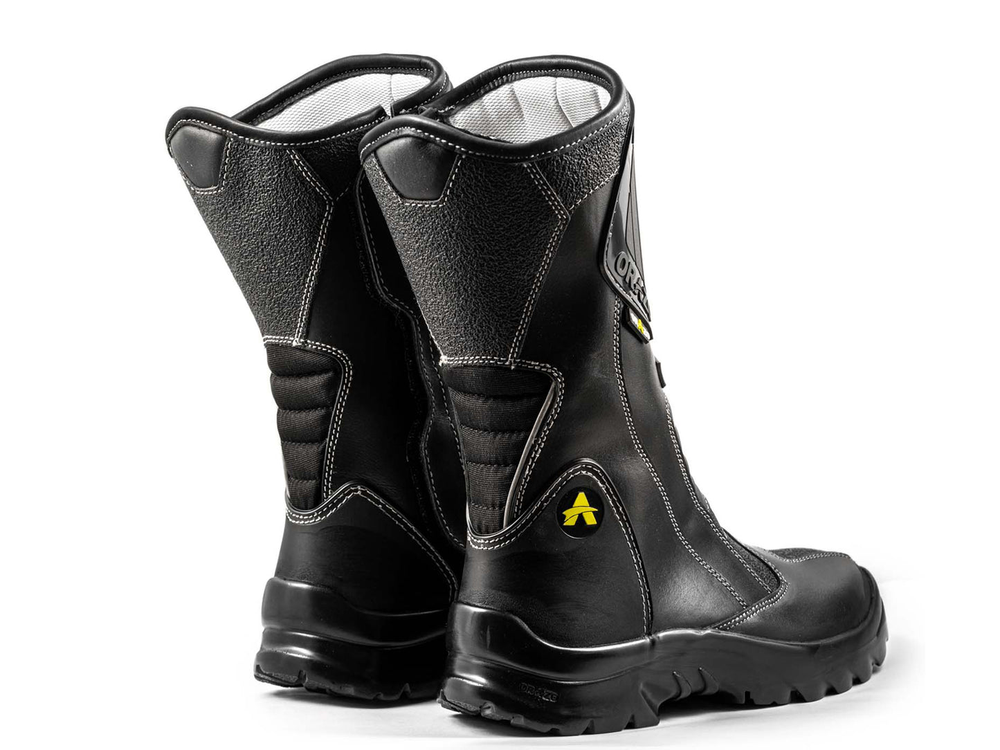 For Royal Enfield Genuine Orazo IBIS Sport Riding Motorcycle Leather Boots Black