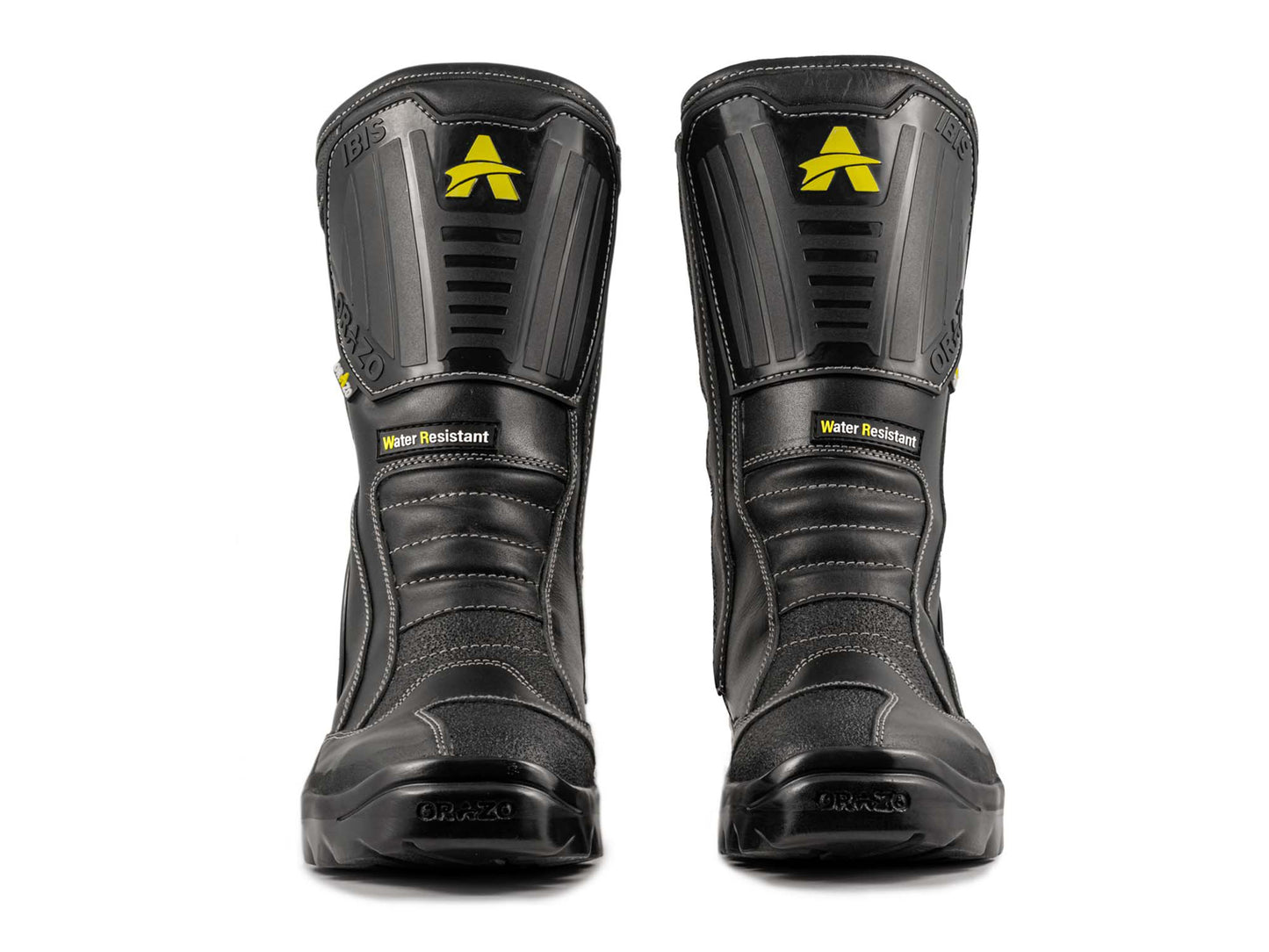 For Royal Enfield Genuine Orazo IBIS Sport Riding Motorcycle Leather Boots Black