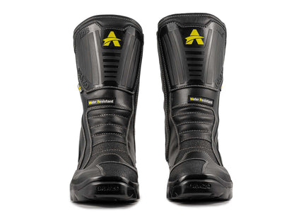 For Royal Enfield Genuine Orazo IBIS Sport Riding Motorcycle Leather Boots Black