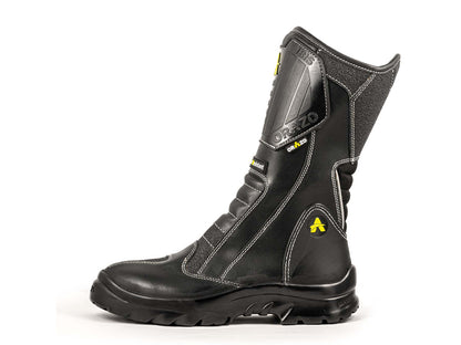 For Royal Enfield Genuine Orazo IBIS Sport Riding Motorcycle Leather Boots Black