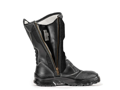 For Royal Enfield Genuine Orazo IBIS Sport Riding Motorcycle Leather Boots Black
