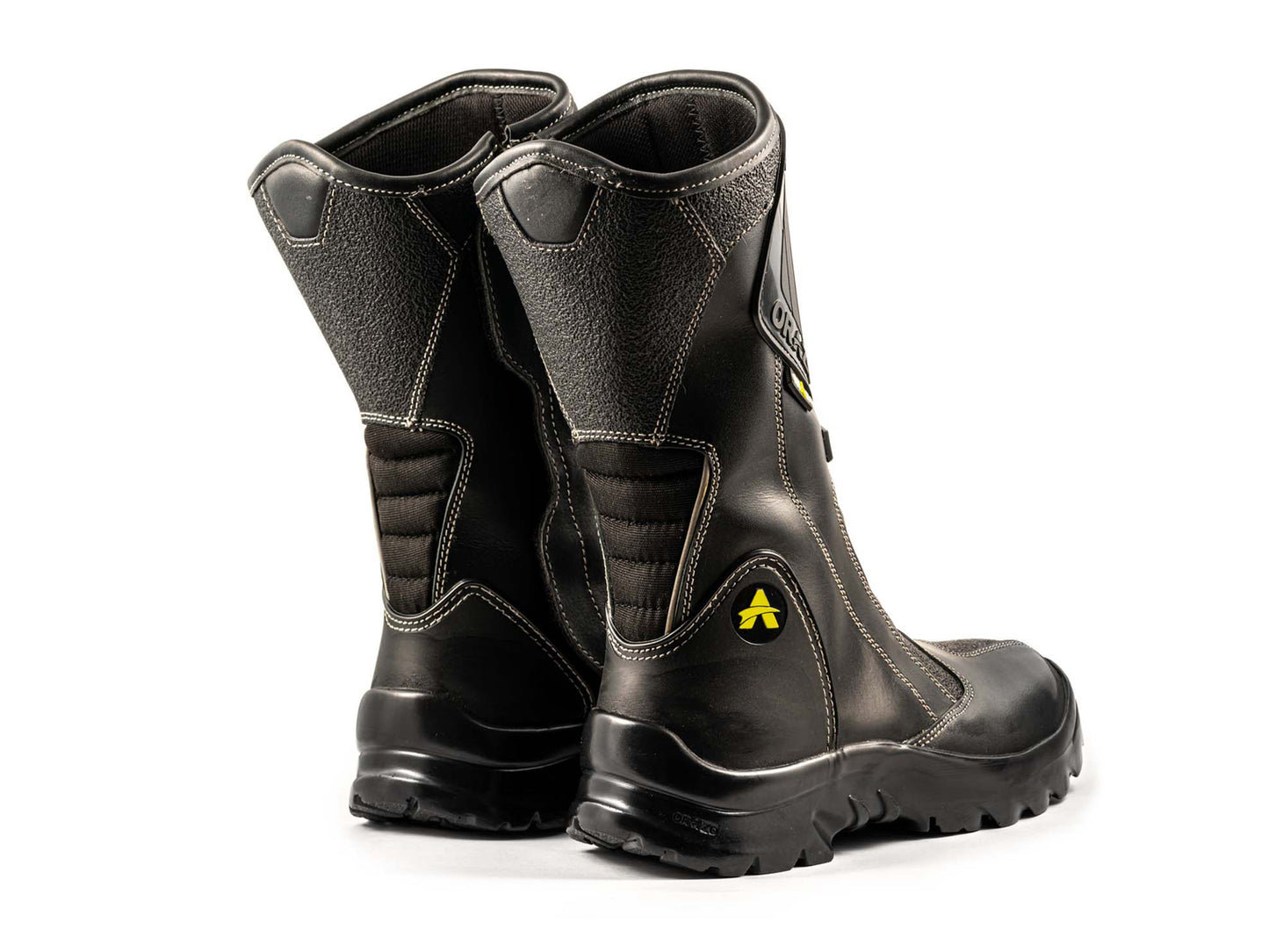 For Royal Enfield Genuine Orazo IBIS Sport Riding Motorcycle Leather Boots Black
