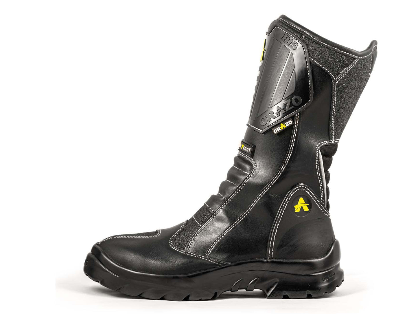 For Royal Enfield Genuine Orazo IBIS Sport Riding Motorcycle Leather Boots Black