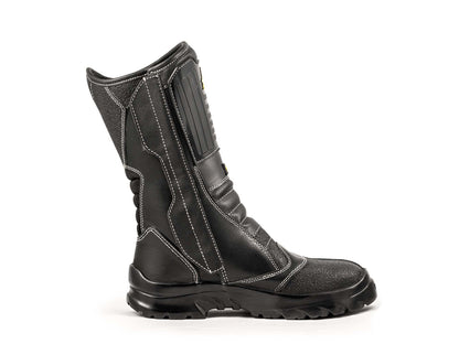For Royal Enfield Genuine Orazo IBIS Sport Riding Motorcycle Leather Boots Black