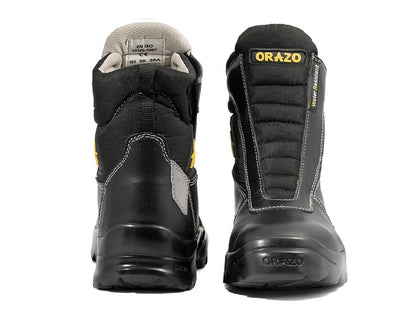 For Royal Enfield Genuine Orazo PICUS Trail Riding Motorcycle Leather Boots Black