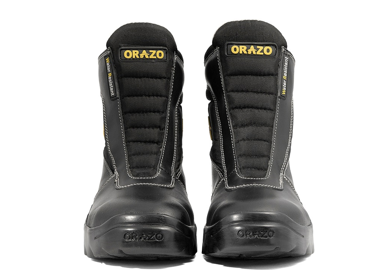 For Royal Enfield Genuine Orazo PICUS Trail Riding Motorcycle Leather Boots Black