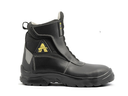 For Royal Enfield Genuine Orazo PICUS Trail Riding Motorcycle Leather Boots Black