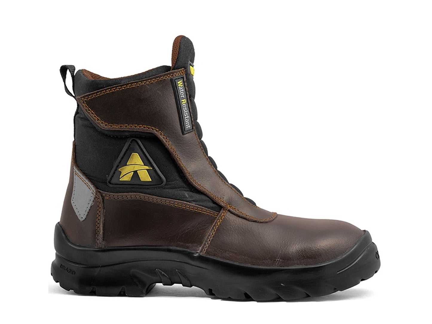 For Royal Enfield Genuine Orazo PICUS Trail Riding Motorcycle Leather Boots Cocoa