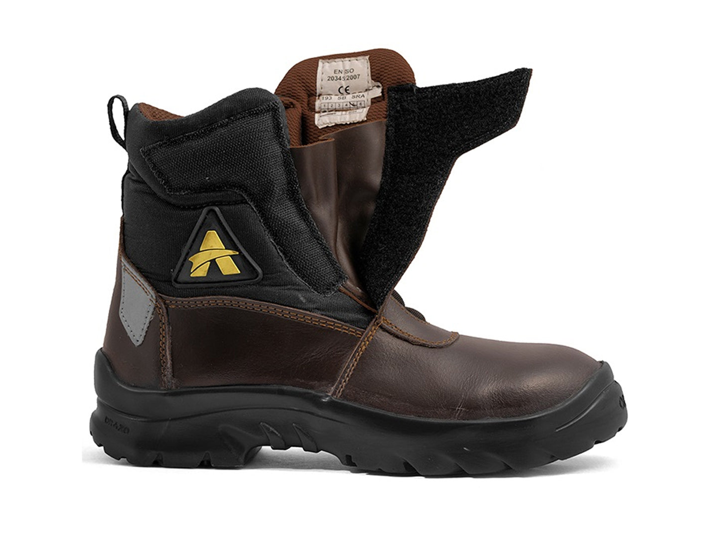 For Royal Enfield Genuine Orazo PICUS Trail Riding Motorcycle Leather Boots Cocoa