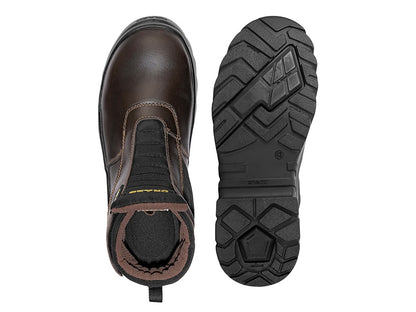 For Royal Enfield Genuine Orazo PICUS Trail Riding Motorcycle Leather Boots Cocoa