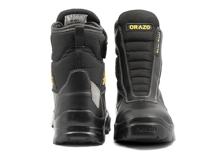 For Royal Enfield Genuine Orazo PICUS Trail Riding Motorcycle Leather Boots Black
