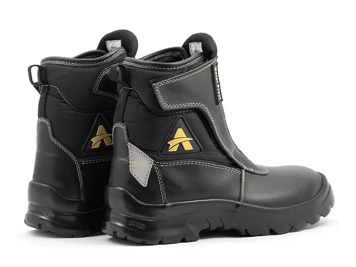For Royal Enfield Genuine Orazo PICUS Trail Riding Motorcycle Leather Boots Black