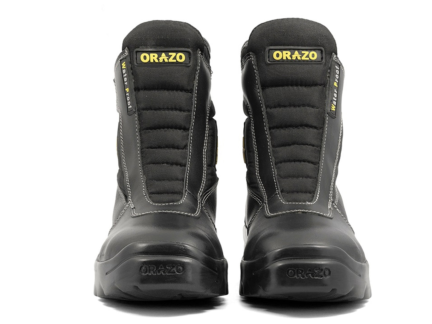 For Royal Enfield Genuine Orazo PICUS Trail Riding Motorcycle Leather Boots Black