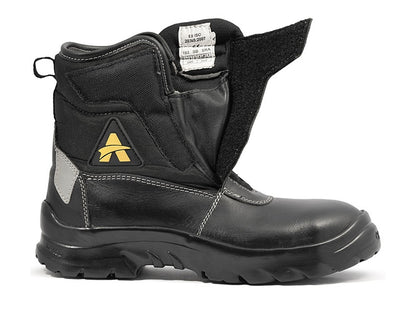For Royal Enfield Genuine Orazo PICUS Trail Riding Motorcycle Leather Boots Black