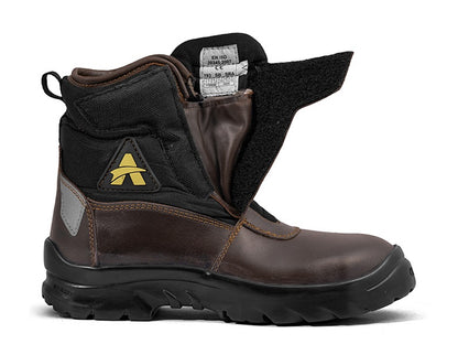 For Royal Enfield Genuine Orazo PICUS Trail Riding Motorcycle Leather Boots Cocoa