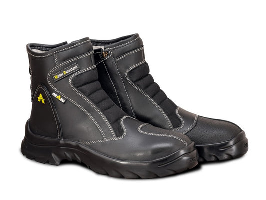 For Royal Enfield Genuine Orazo PICUS Sport Riding Motorcycle Leather Boots Black
