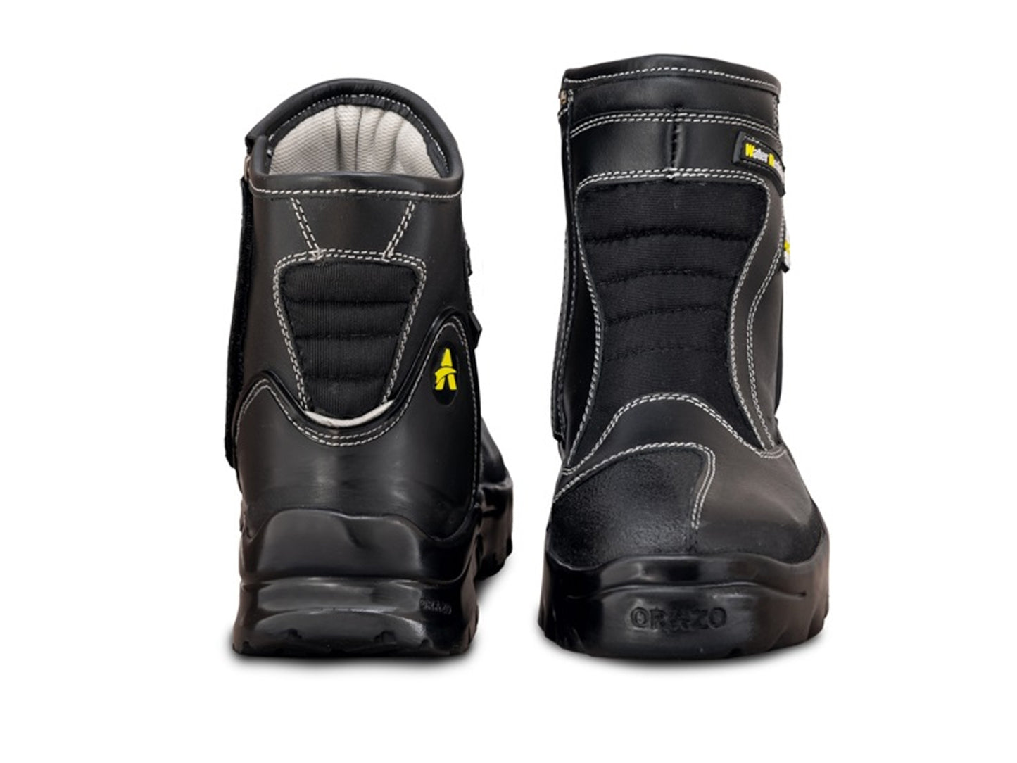 For Royal Enfield Genuine Orazo PICUS Sport Riding Motorcycle Leather Boots Black