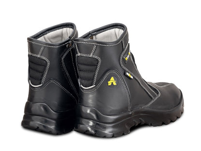 For Royal Enfield Genuine Orazo PICUS Sport Riding Motorcycle Leather Boots Black