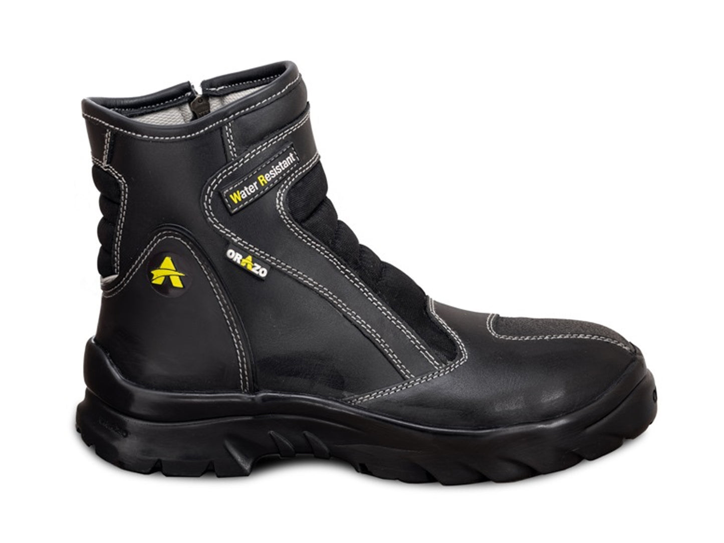 For Royal Enfield Genuine Orazo PICUS Sport Riding Motorcycle Leather Boots Black