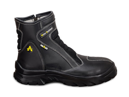 For Royal Enfield Genuine Orazo PICUS Sport Riding Motorcycle Leather Boots Black