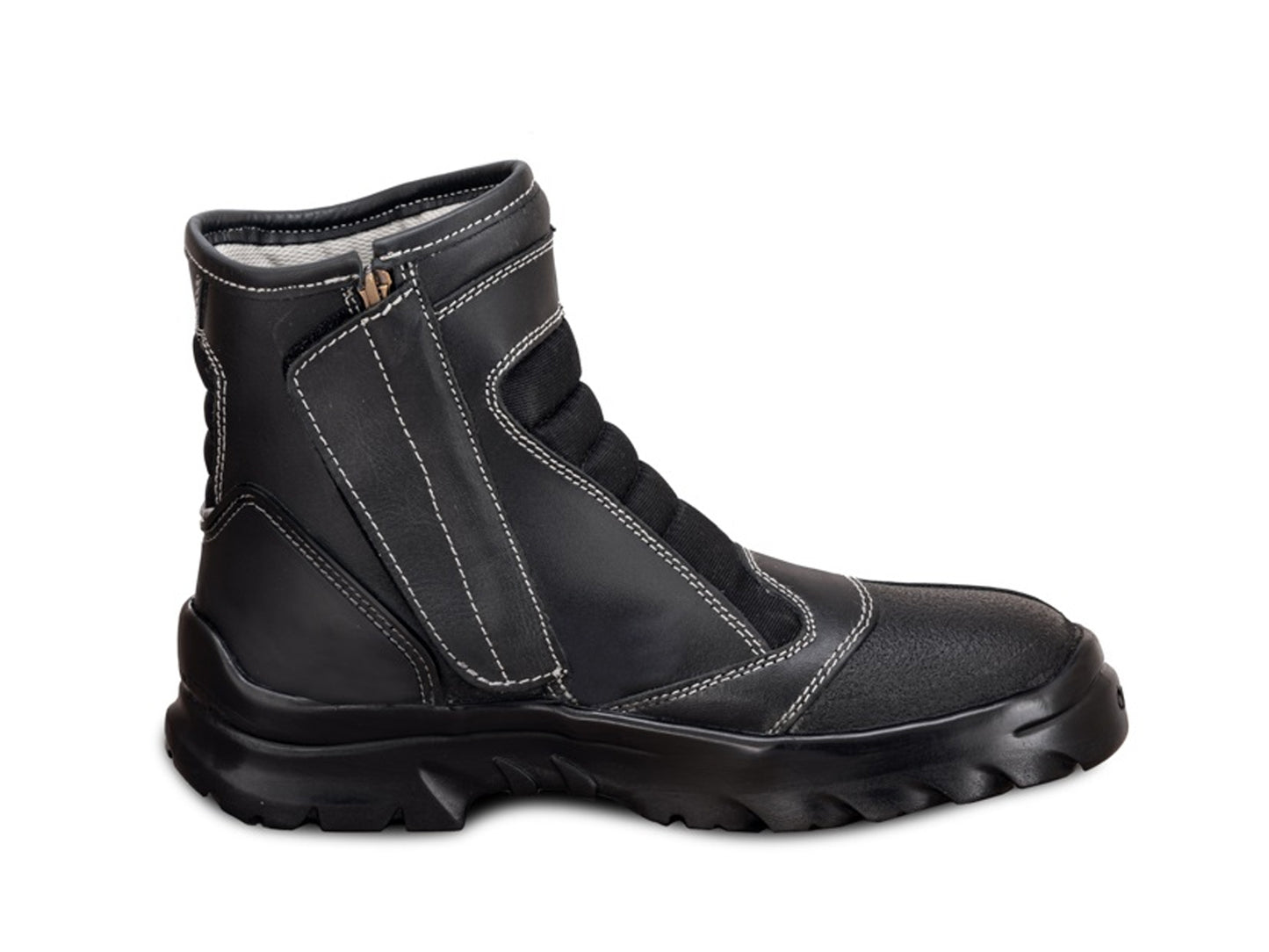 For Royal Enfield Genuine Orazo PICUS Sport Riding Motorcycle Leather Boots Black